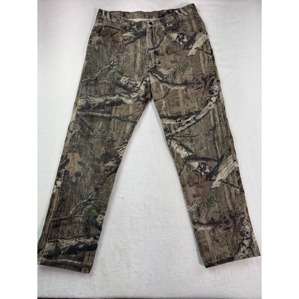 Wrangler Mossy Oak Break-Up Infinity Camo Hunting Pants Mens 37x30.5 Camouflage